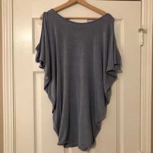 Dolman top with split sleeves